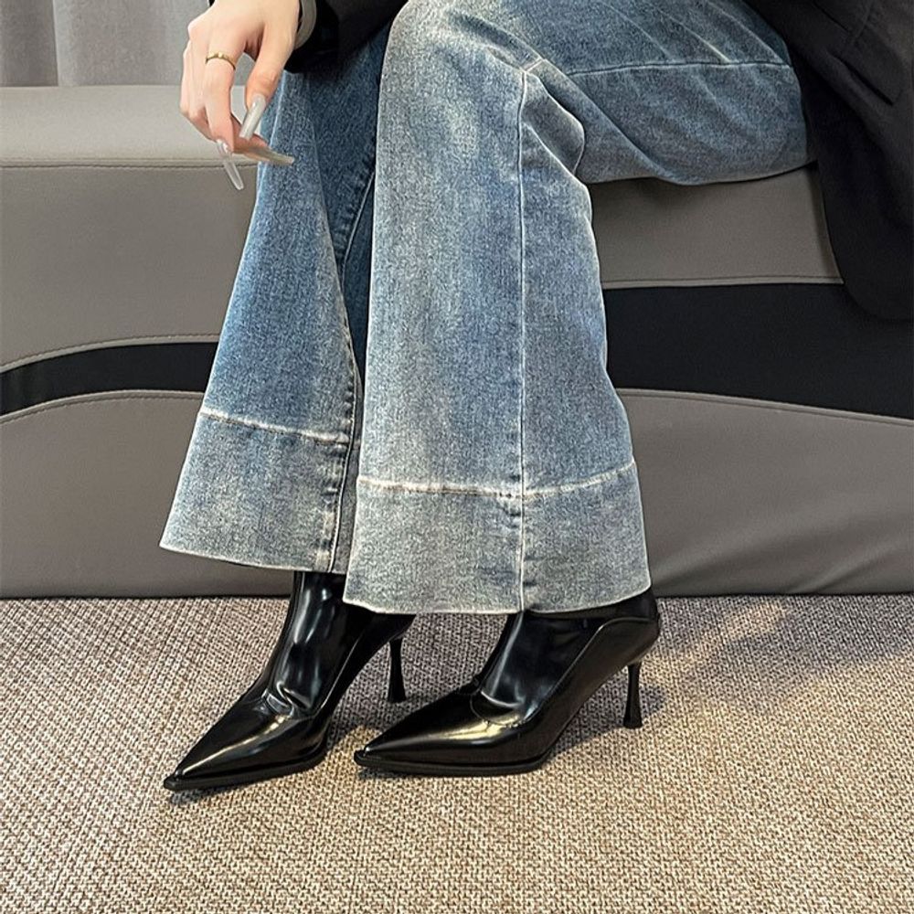 Pointed Toe Ankle Boots