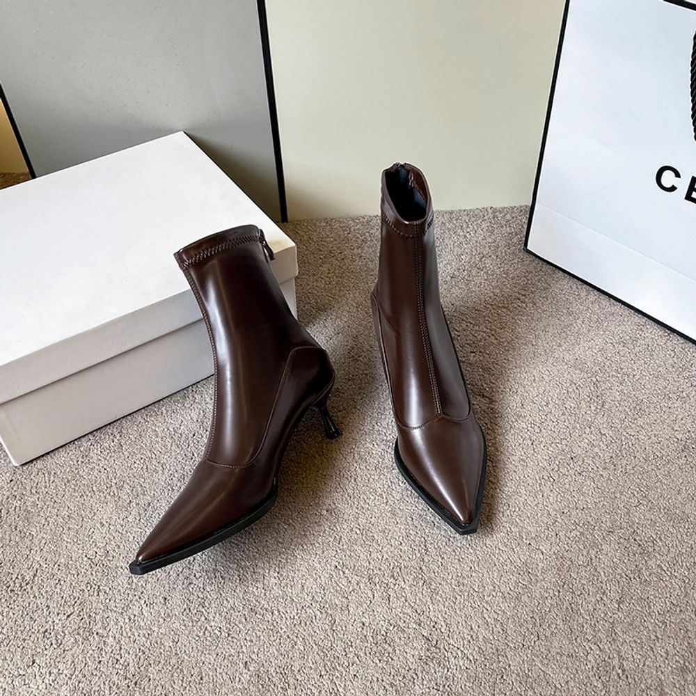 Pointed Toe Ankle Boots