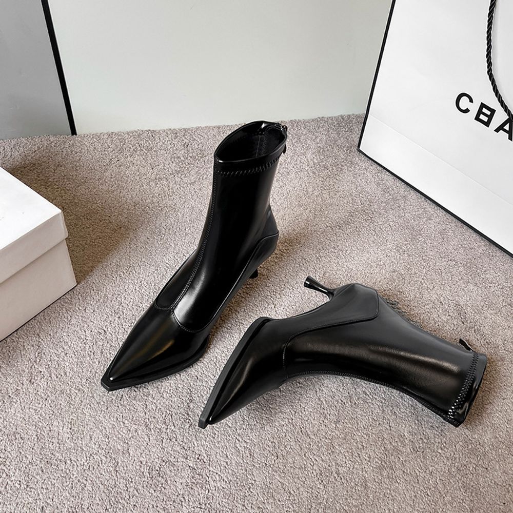 Pointed Toe Ankle Boots