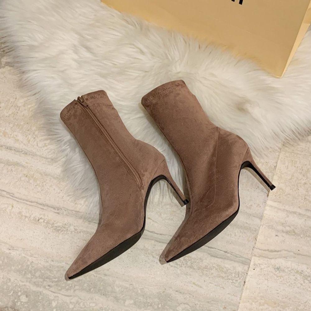 Thick Heel Ankle Boots