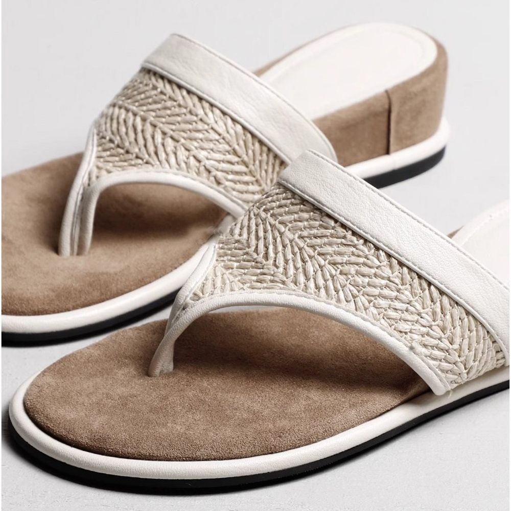 Woven vacation sandals