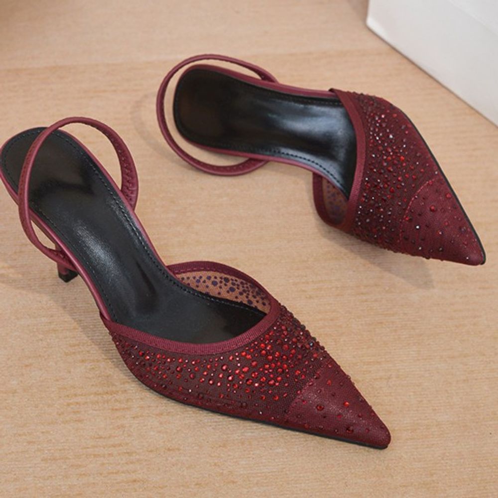 Rhinestones High Heels