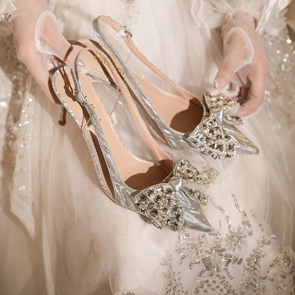 Rhinestone Bridesmaid High-Heel