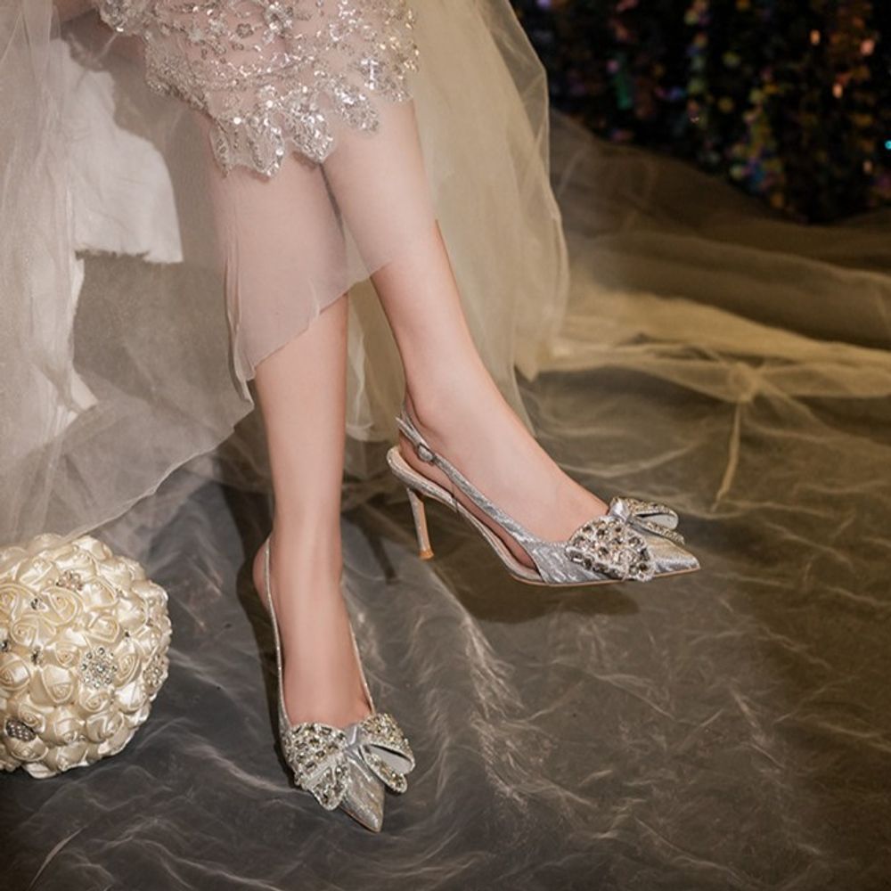 Rhinestone Bridesmaid High-Heel
