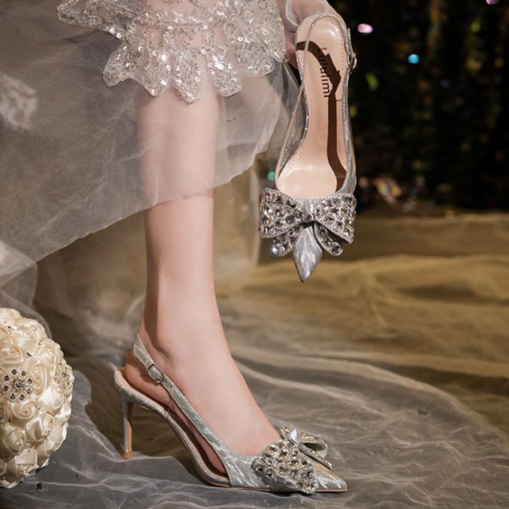 Rhinestone Bridesmaid High-Heel