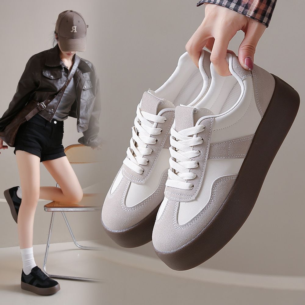 Thick-Soled Sneakers
