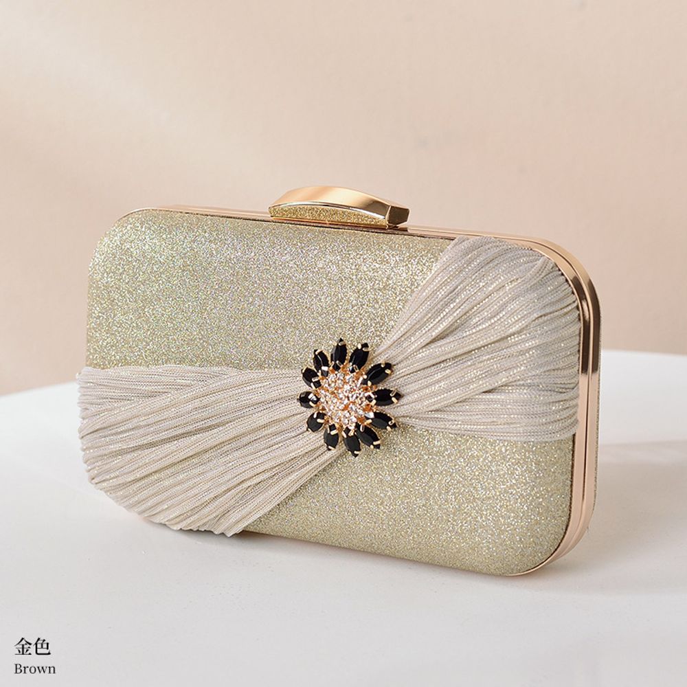 Glimmer Blossom Evening Clutch Bag