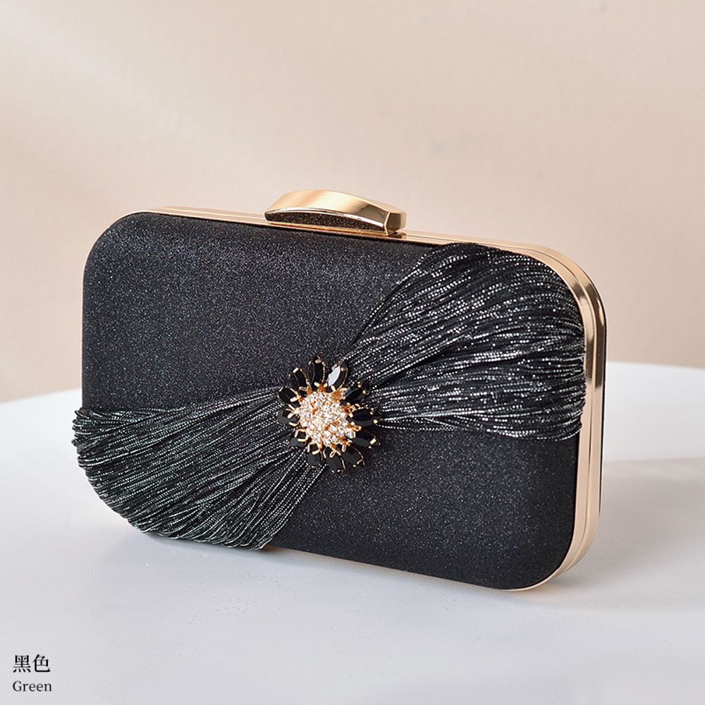 Glimmer Blossom Evening Clutch Bag