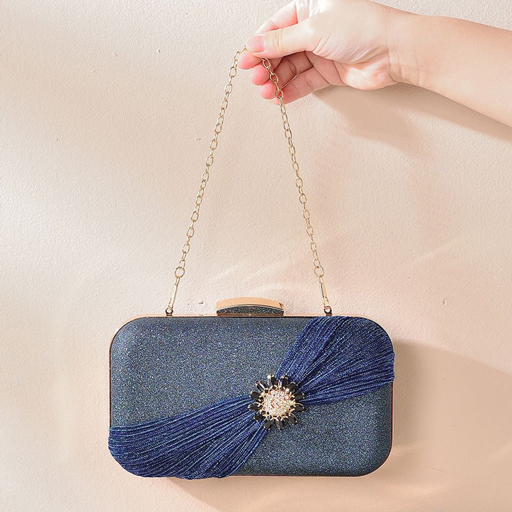 Glimmer Blossom Evening Clutch Bag