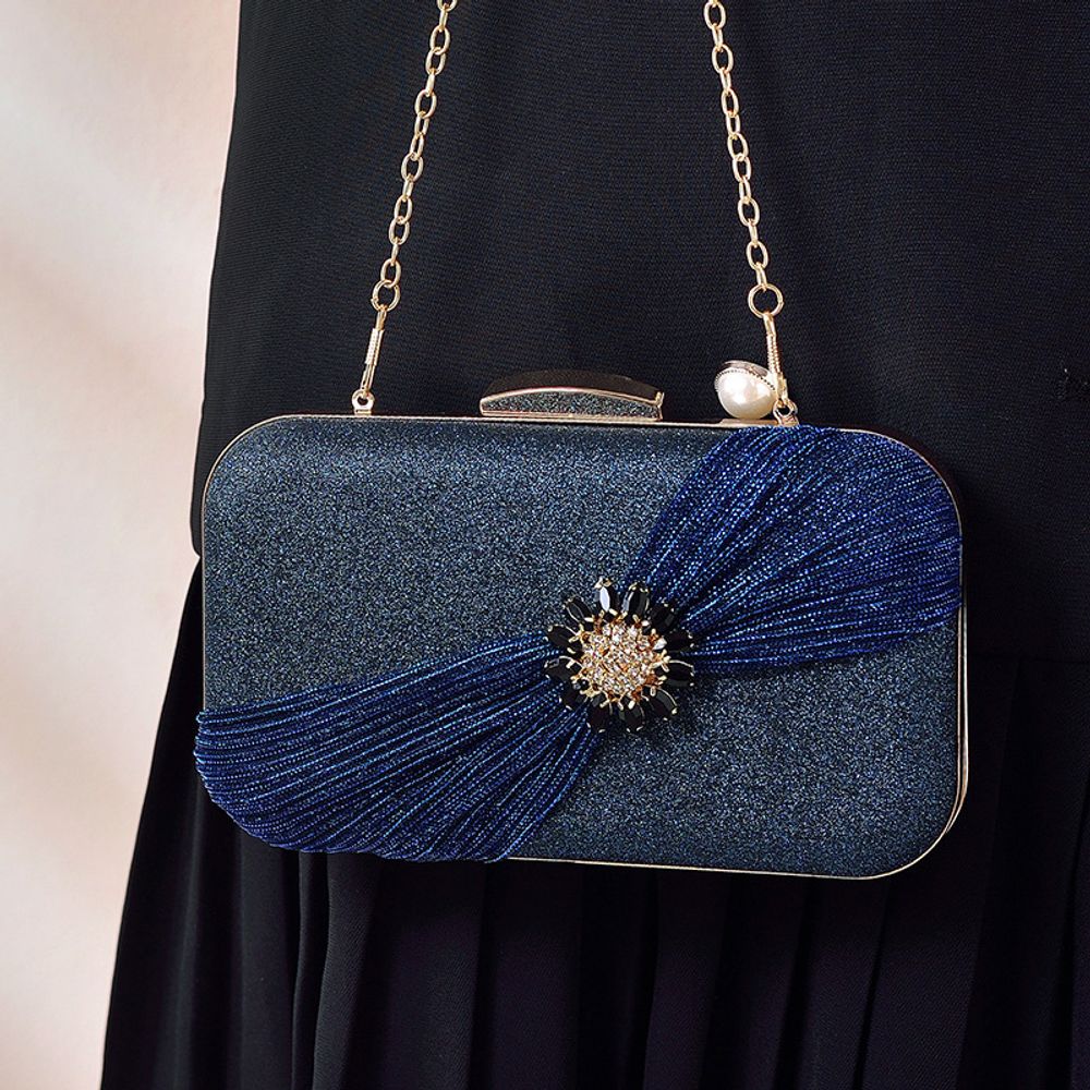 Glimmer Blossom Evening Clutch Bag