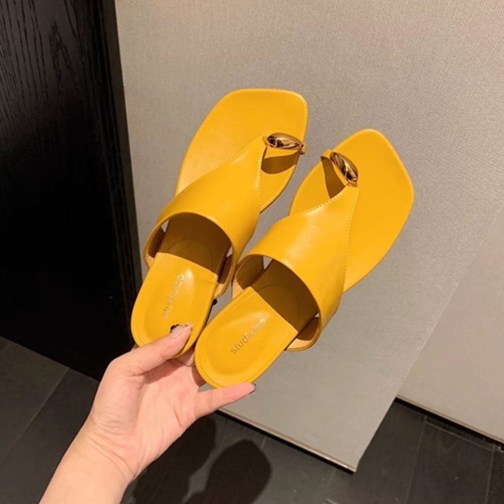 Flip-Flops Low Heel Women's Sandals