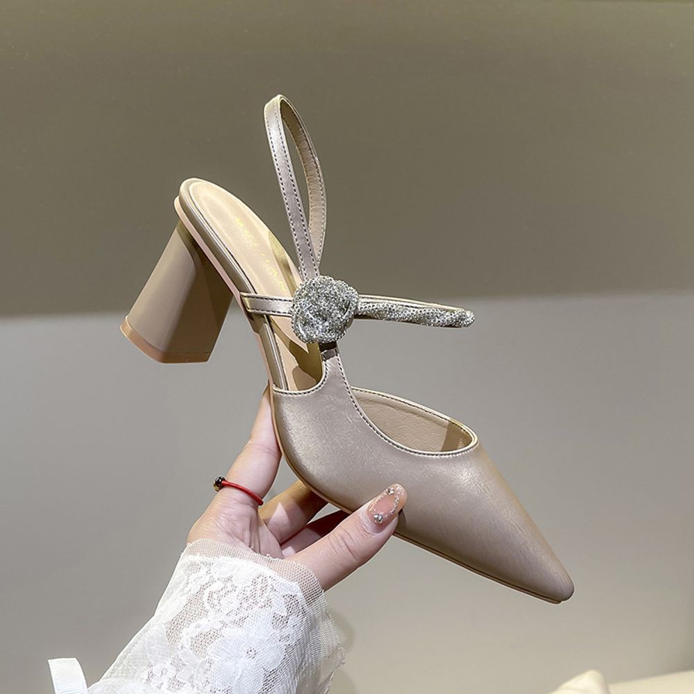 pointed toe stiletto heel high heels