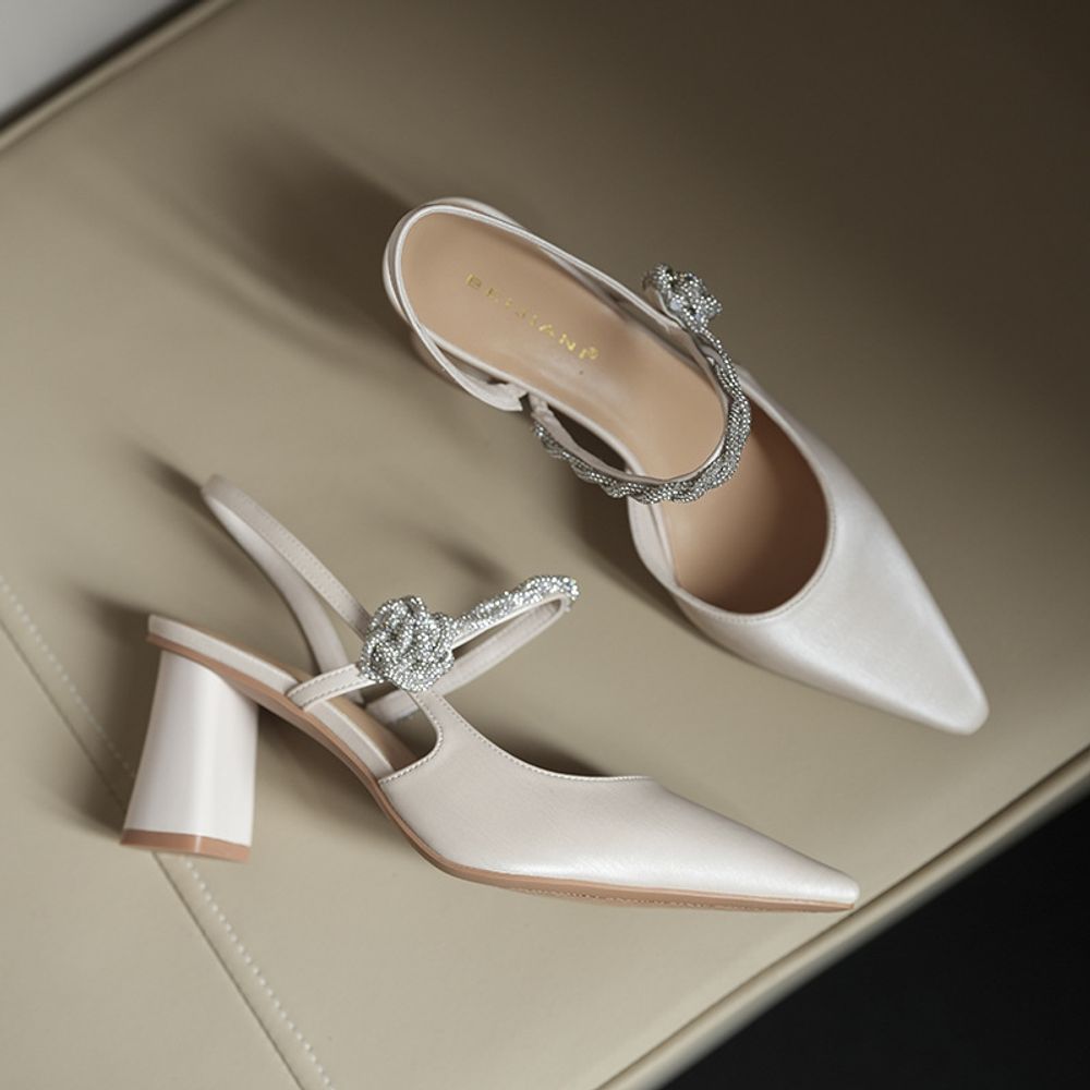 pointed toe stiletto heel high heels