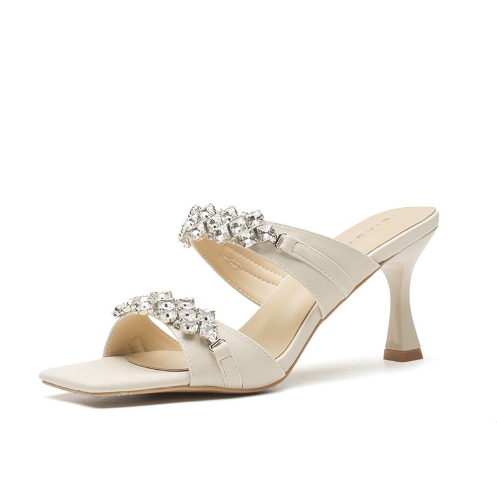 Rhinestone Fashionable Outdoor Sandals