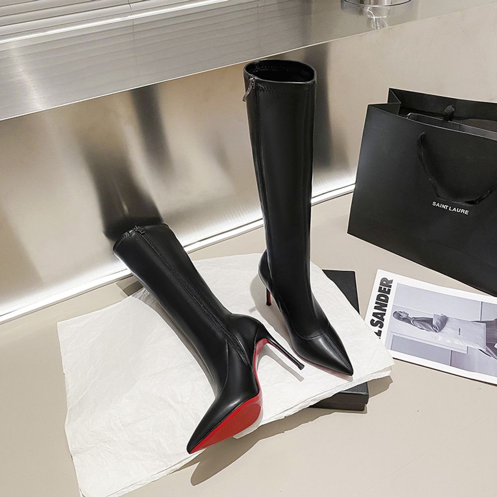 Knee High Red Bottom Boots