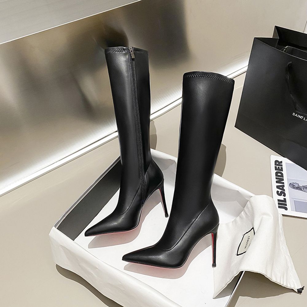 Knee High Red Bottom Boots