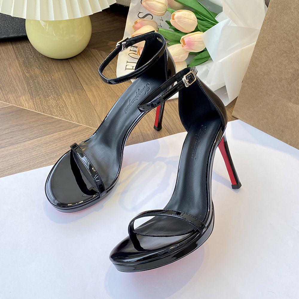 Ankle Strap High Heel Sandals!