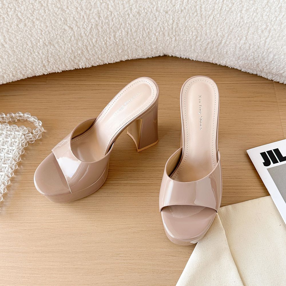 Platform chunky heel