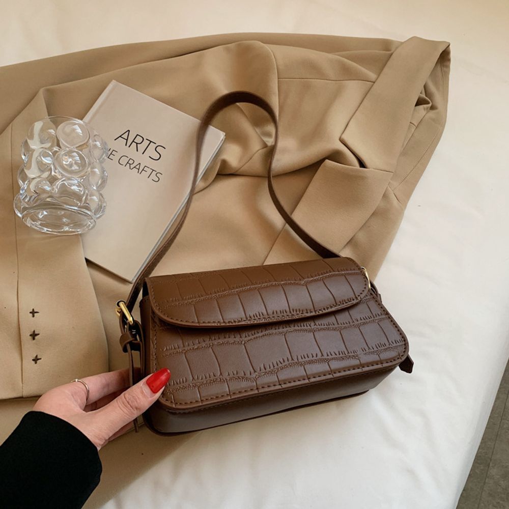 Pattern crossbody small square bag