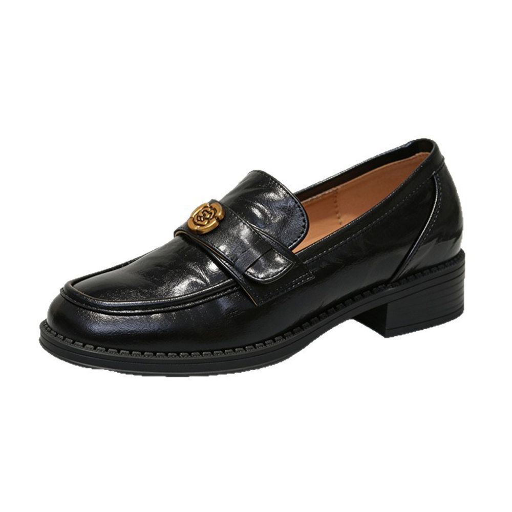 low-cut Premium  Heeled Loafers