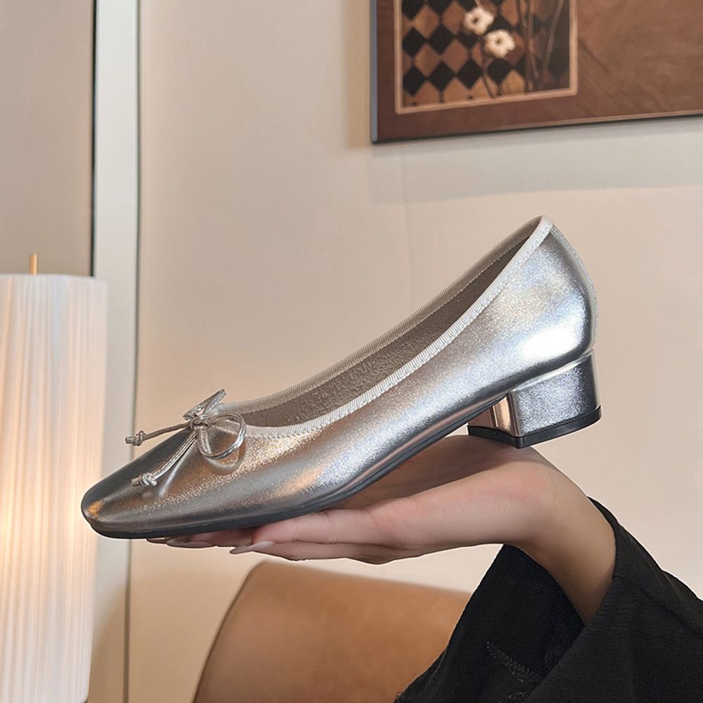 Mid-Heel Sweet Mary Jane Shoes