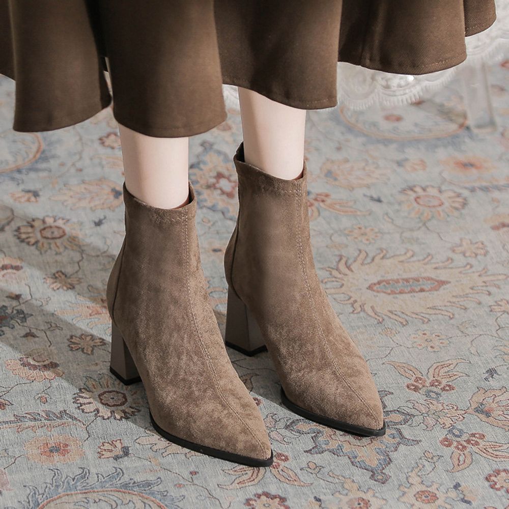 Ankle  heel boots