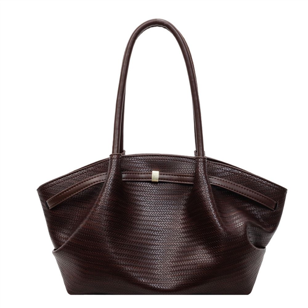 Waxed Leather Tote Bag
