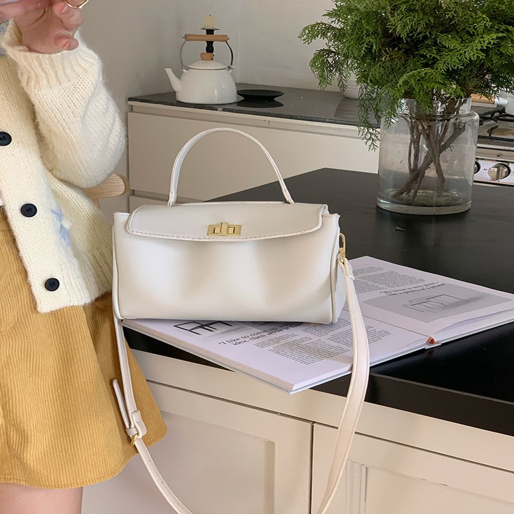 Soft PU leather small handbag