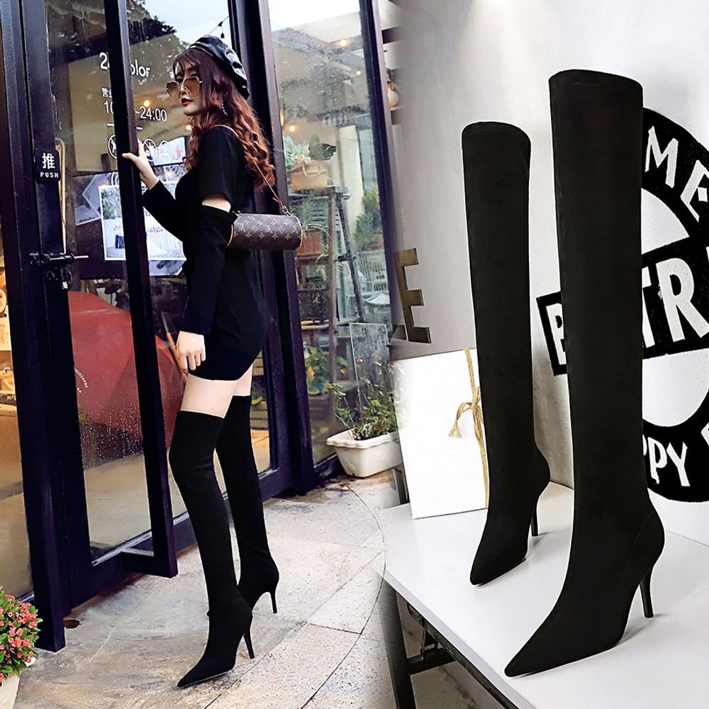 knee-high boots