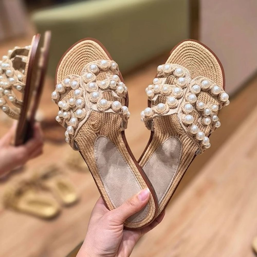 Pearl Shell Sandals