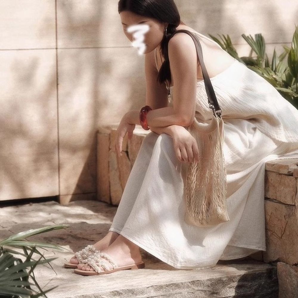 Pearl Shell Sandals