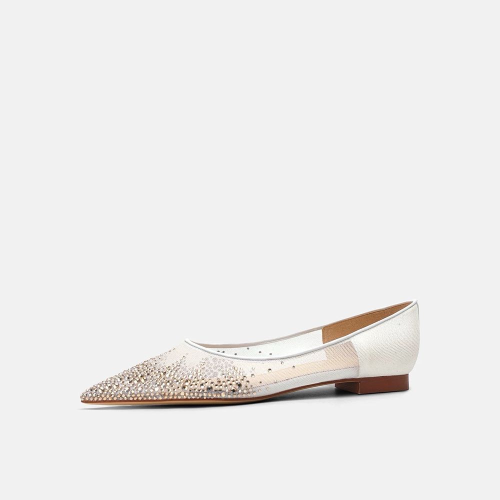 Rhinestone Pointed Toe Heels