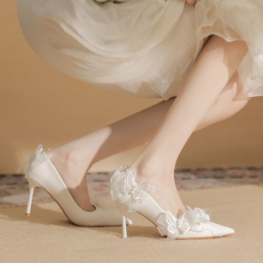 Floral Stiletto Heels