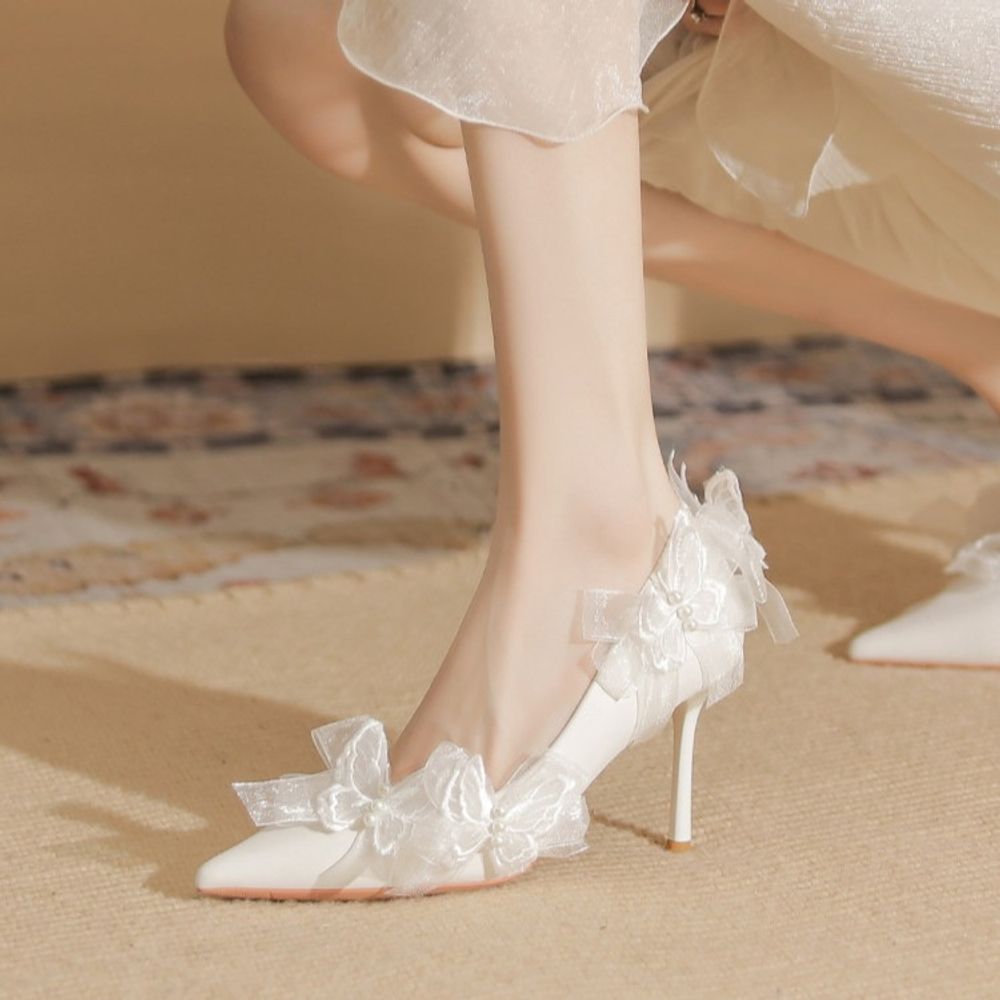 Floral Stiletto Heels