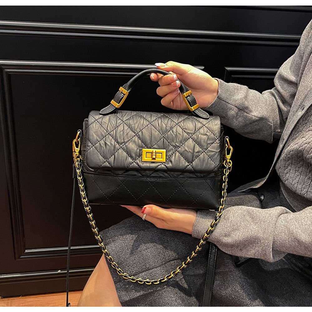 Diamond Shaped Messenger Bag