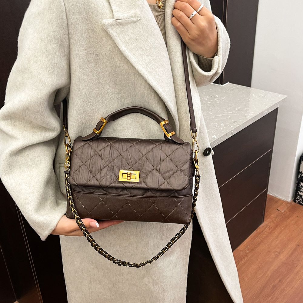 Diamond Shaped Messenger Bag