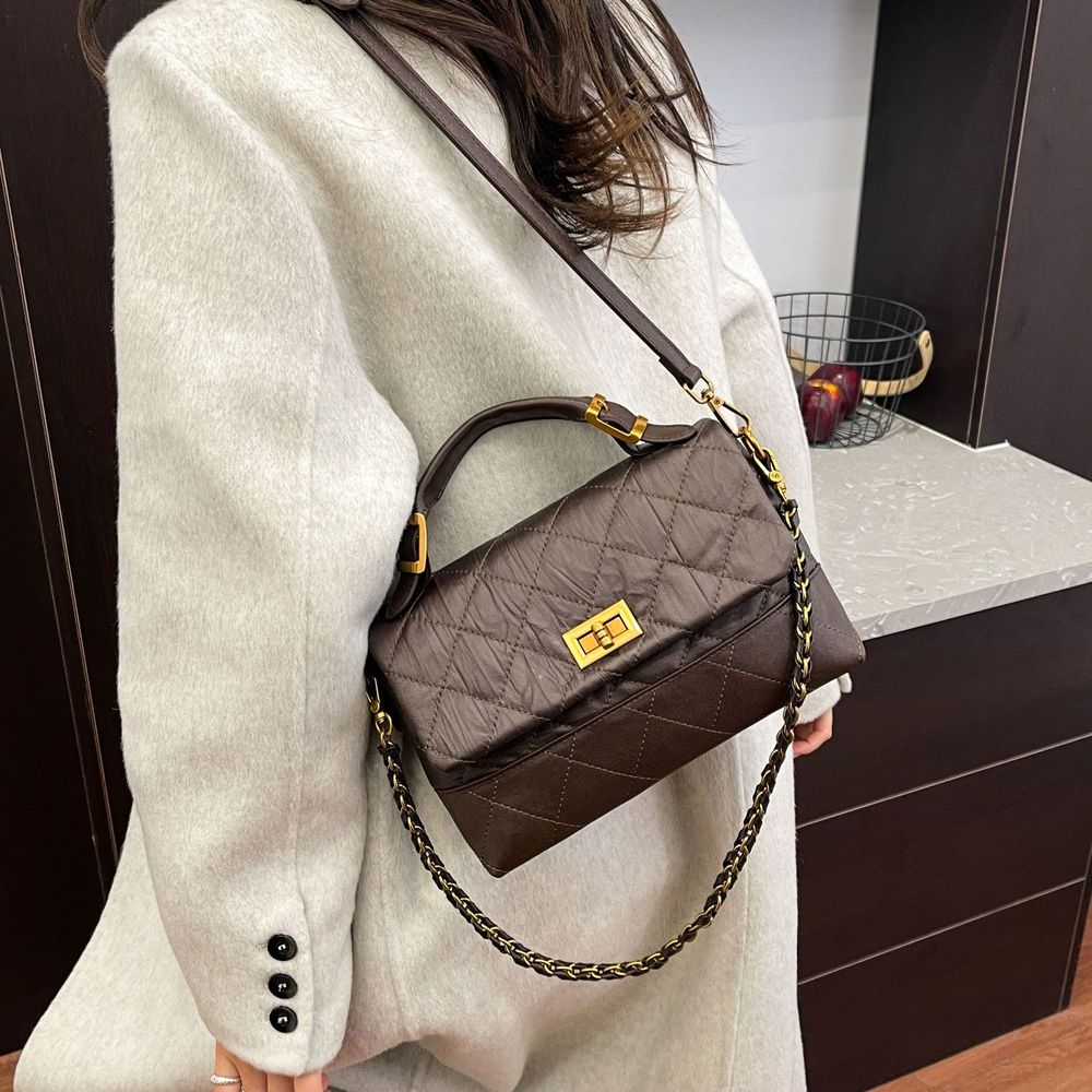 Diamond Shaped Messenger Bag