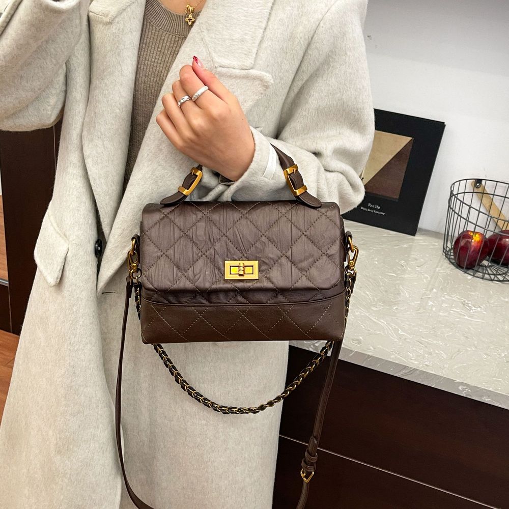 Diamond Shaped Messenger Bag