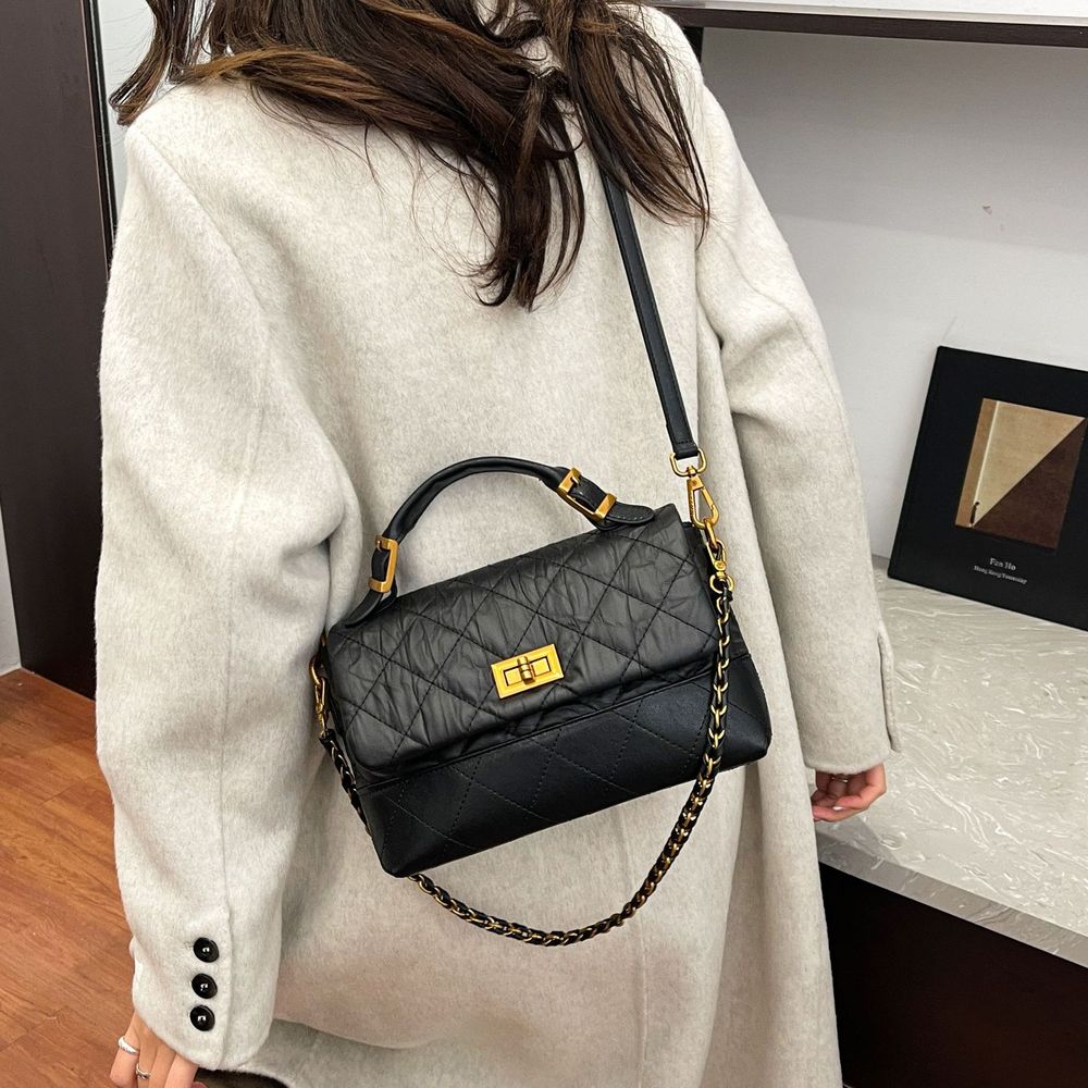 Diamond Shaped Messenger Bag
