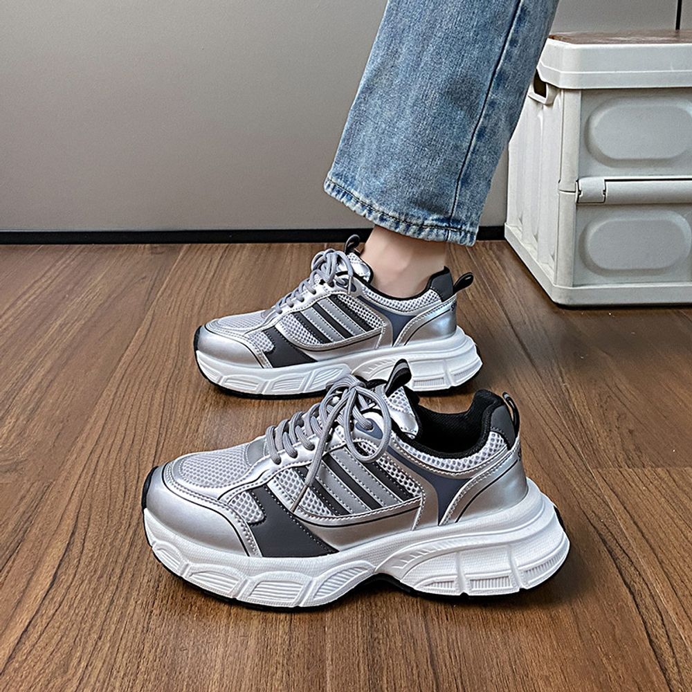 Thick-Soled Casual Sneakers