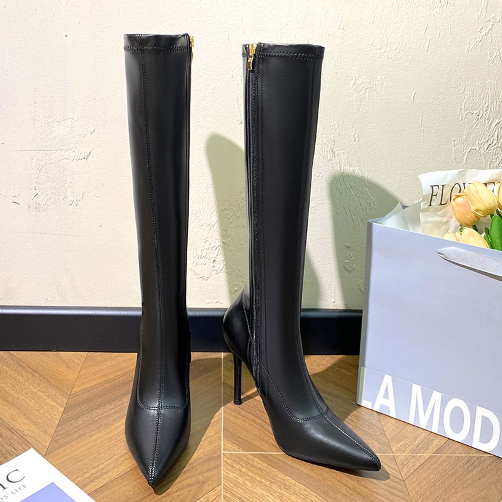 Over the Knee Pointed Heels