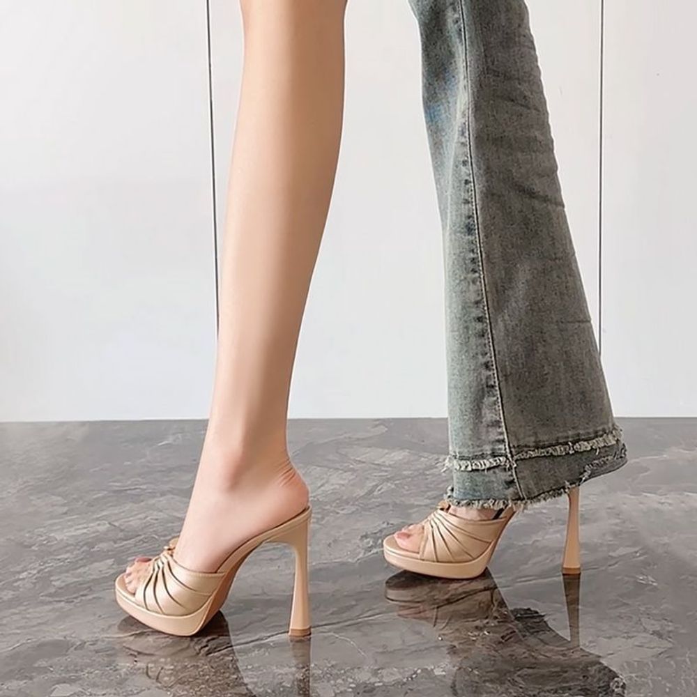 Platform High Heeled Sandals