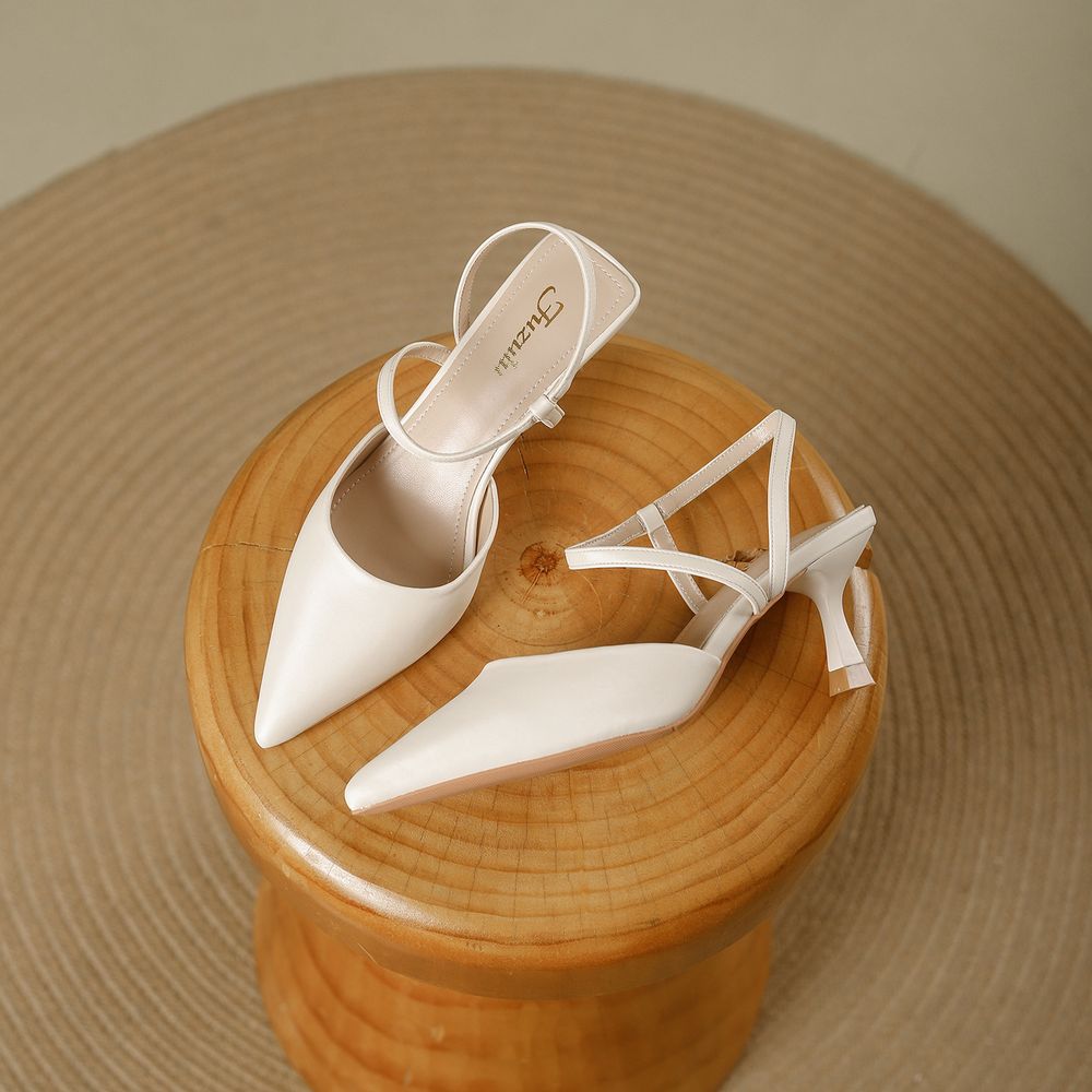 Pointed Strappy Heels