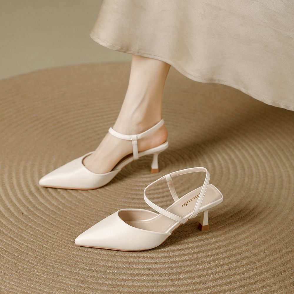 Pointed Strappy Heels