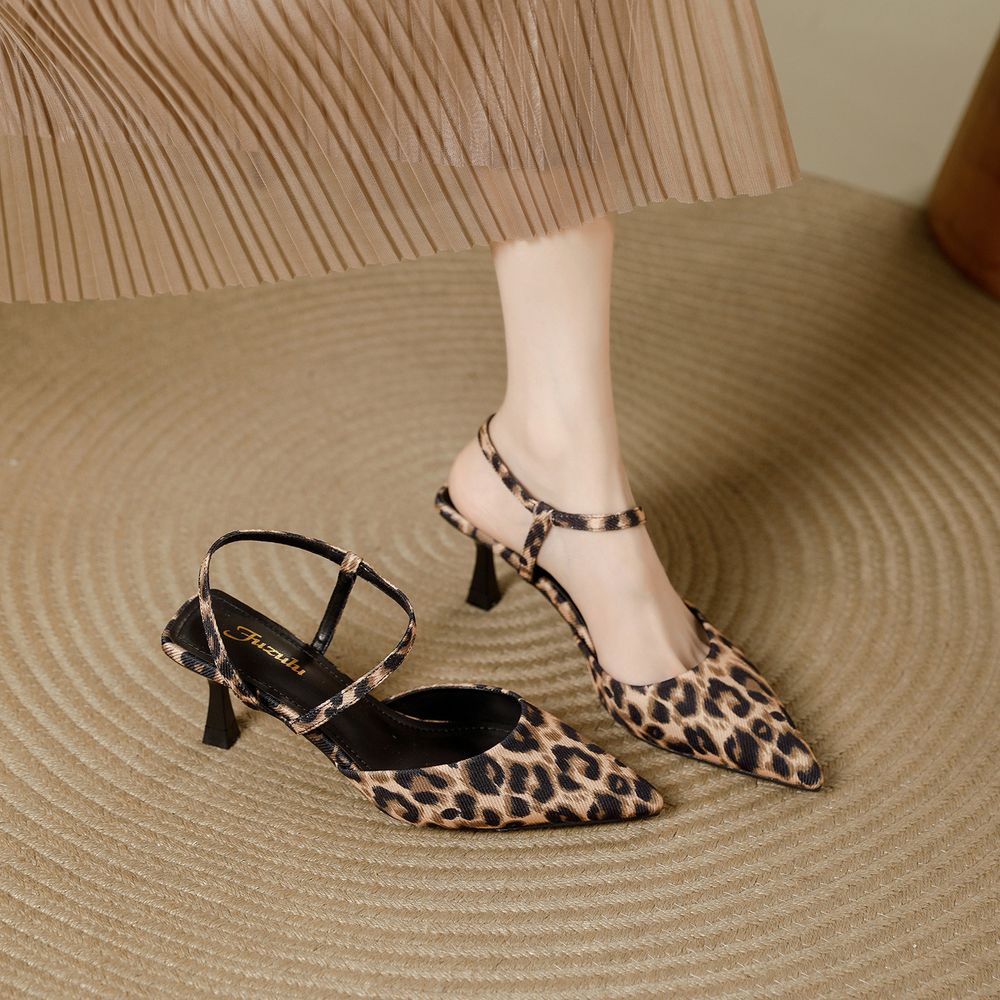 Pointed Strappy Heels