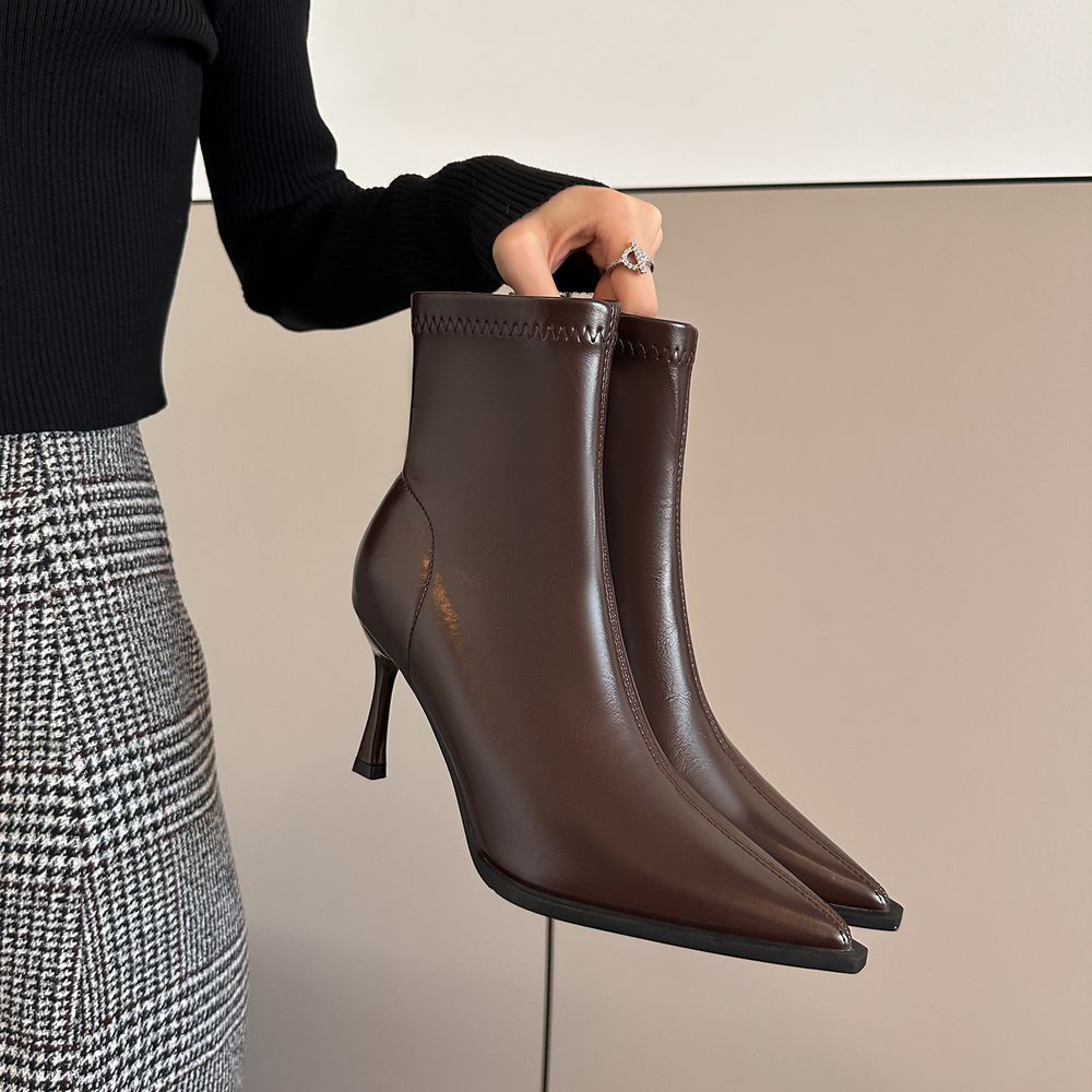 Pointed Toe Ankle Boots