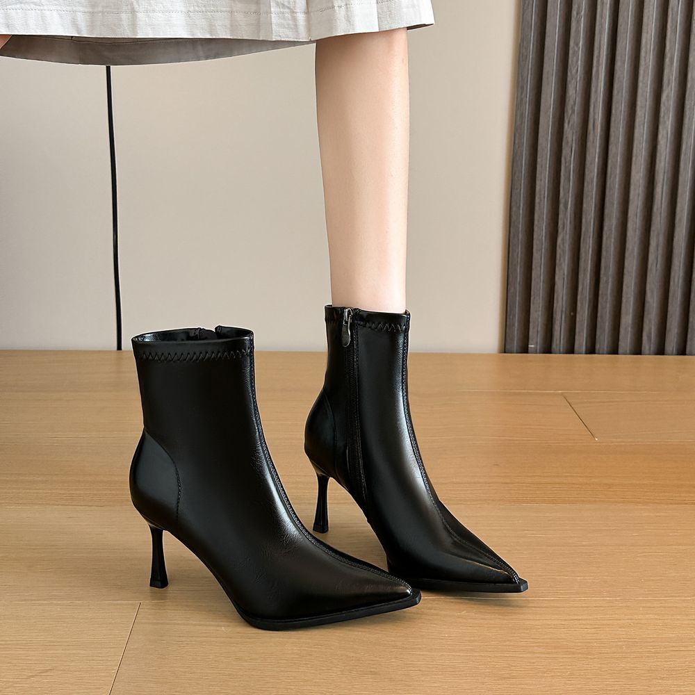 Pointed Toe Ankle Boots
