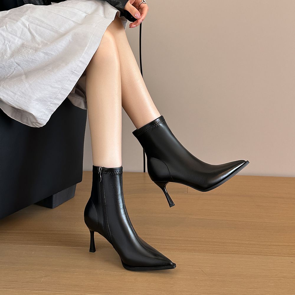 Pointed Toe Ankle Boots