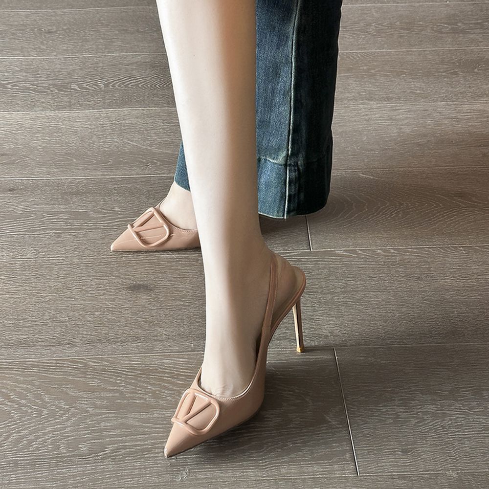 Slingback Pointed Heels