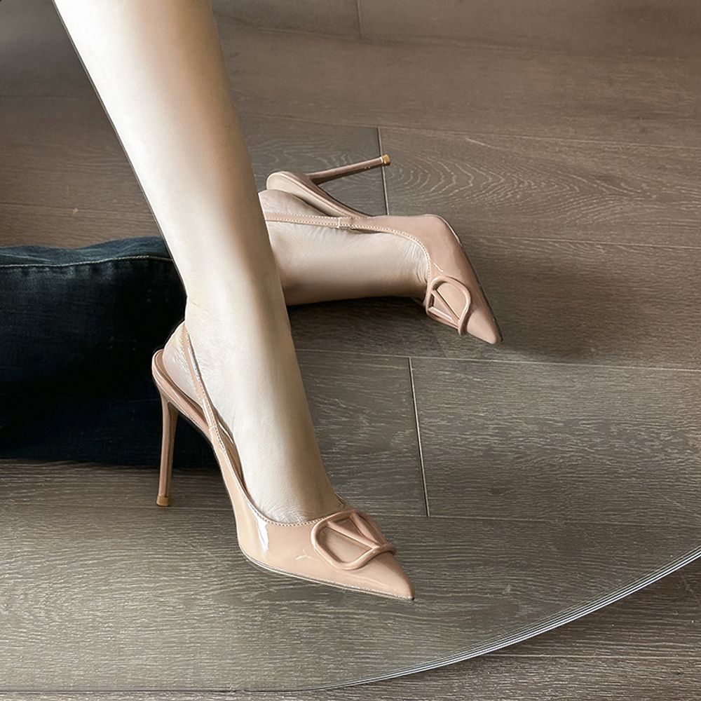 Slingback Pointed Heels
